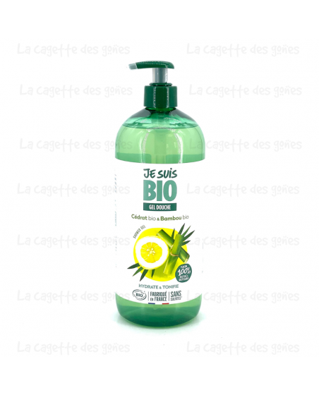 Gel Douche Cédrat Bio et Bambou Bio - 1L - Je suis Bio