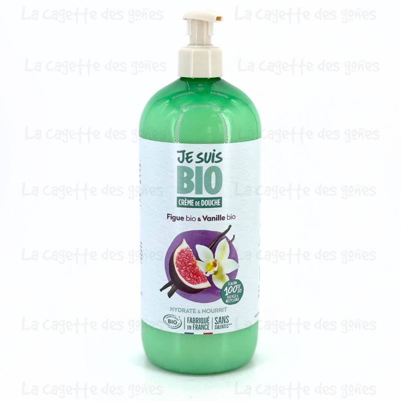 Crème de Douche Figue et Vanille Bio - 1L - Je suis Bio