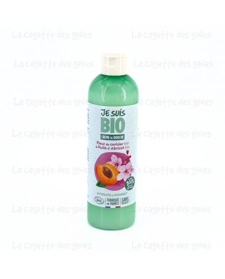 Crème de Douche Fleur de Cerisier Bio et Abricot Bio - 250ml - Je suis Bio