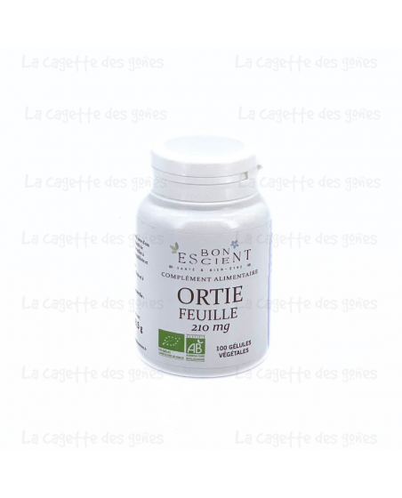 Ortie Feuille 210 mg (100 Gélules) - Bon Escient