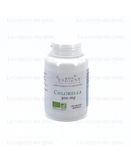 Chlorella 300mg (180 Gélules) - Bon Escient