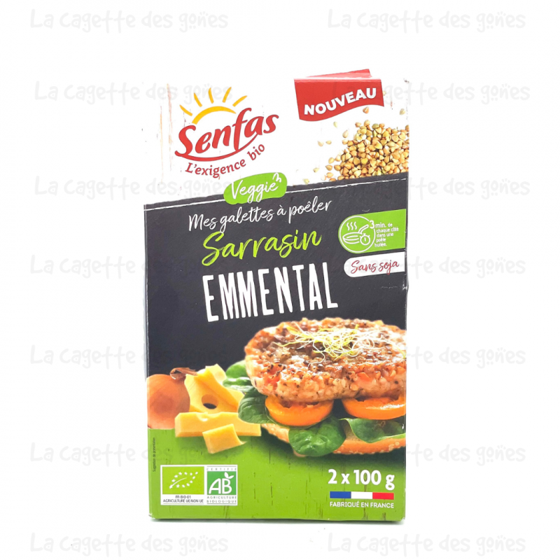 Galettes Sarrasin Emmental - Senfas