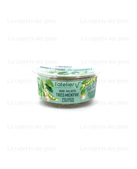 Mini Falafel Très Menthe Pois Chiche et Petit Pois 144g - L'Atelier V'