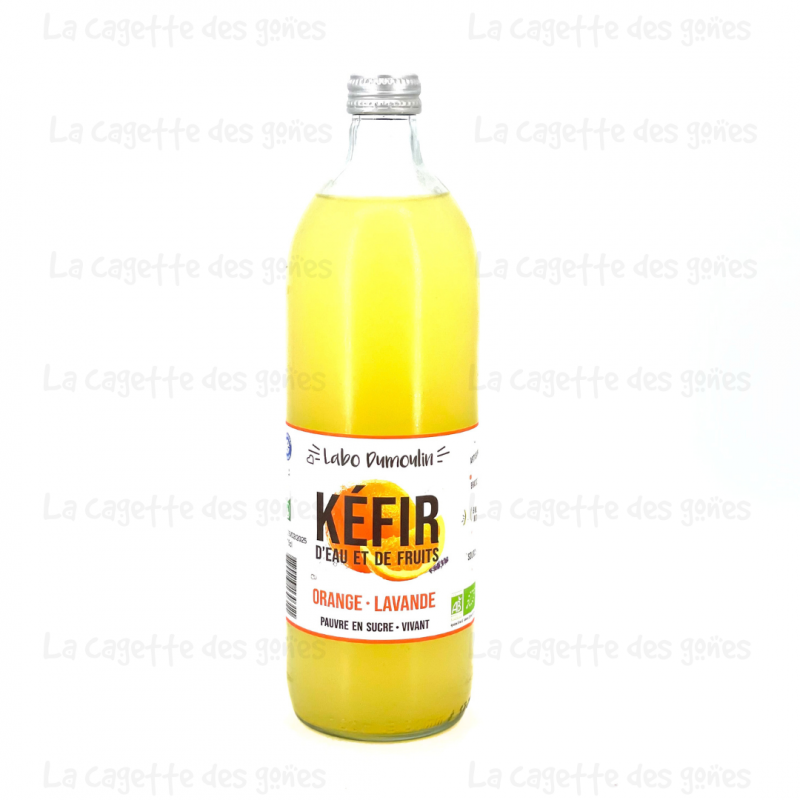 Kéfir d'Eau et de Fruits Orange et Lavande Nature - Labo Dumoulin