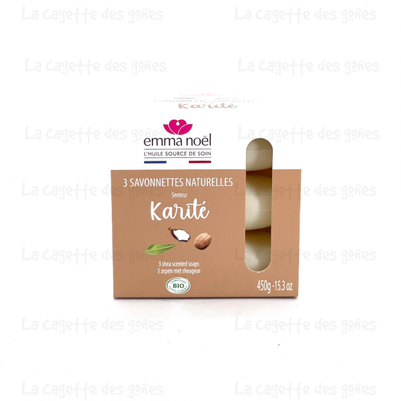 Savonnette Karité - Emma Noël (Lot de 3)