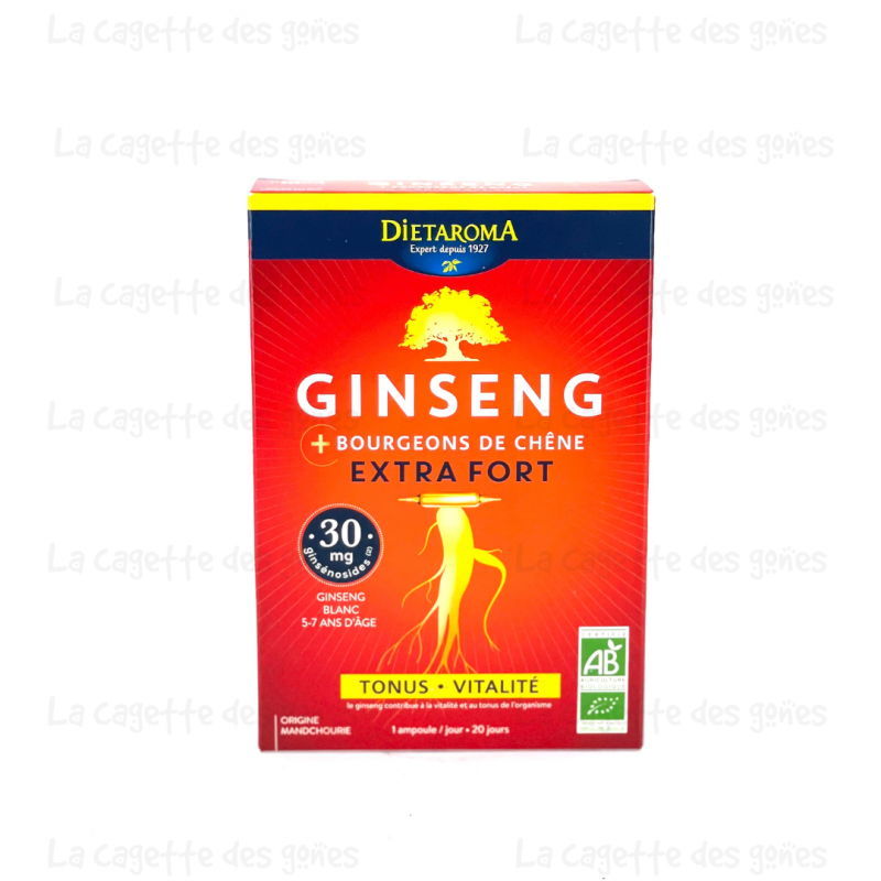 Ginseng 30 mg 20 Ampoules - Dietaroma