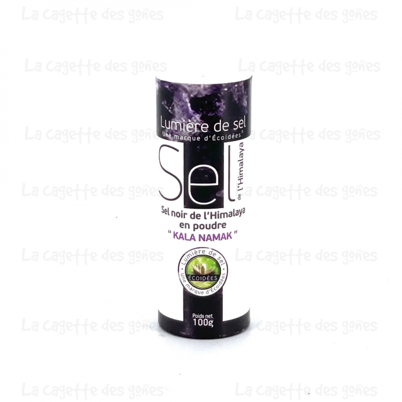 Sel Noir de l'Himalaya en Poudre 100g - Ethnoscience