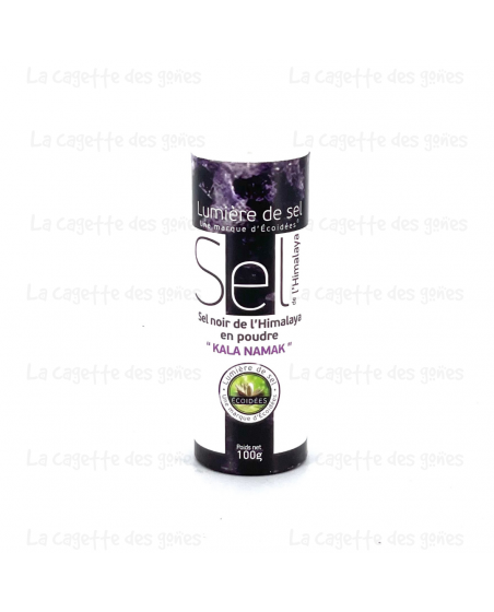 Sel Noir de l'Himalaya en Poudre 100g - Ethnoscience