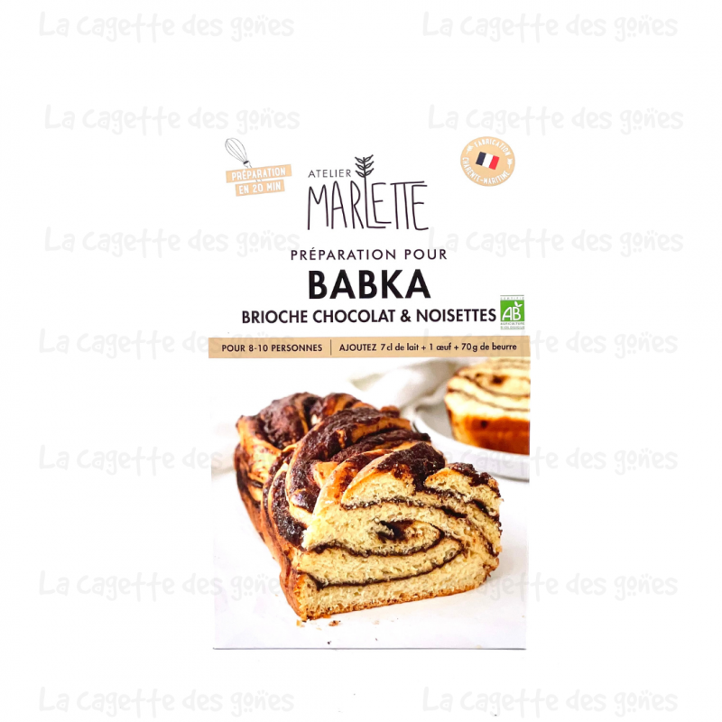 Préparation pour Babka Choco Noisette - Marlette