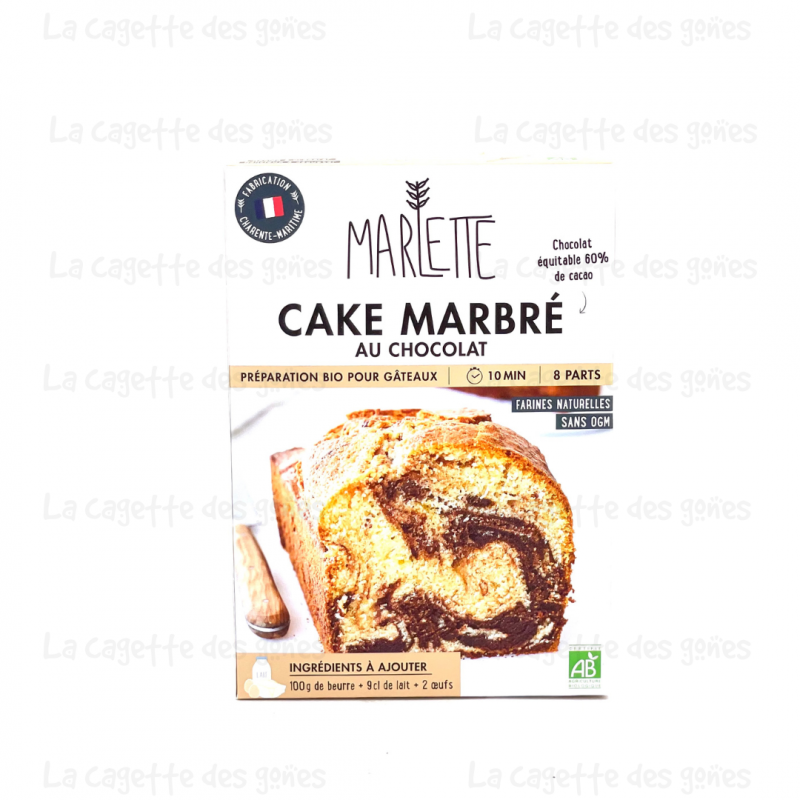 Préparation pour Cake Marbré au Chocolat - Marlette