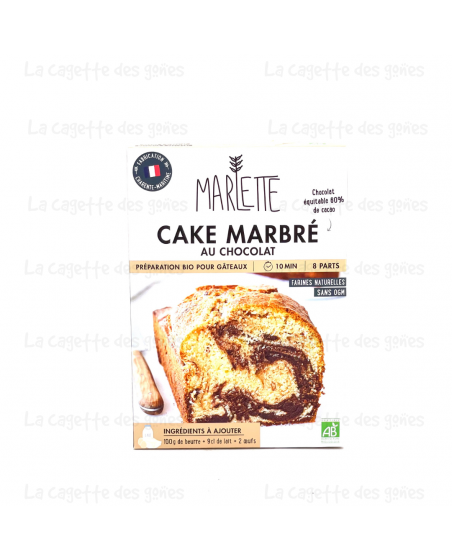 Préparation pour Cake Marbré au Chocolat - Marlette