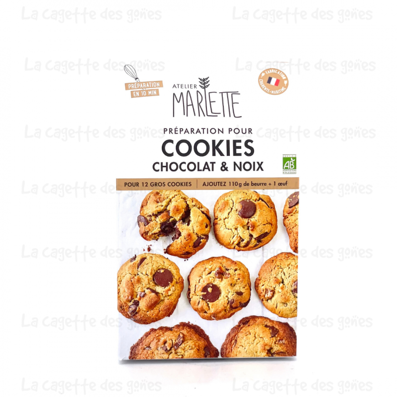 Préparation pour Cookies Choco Noix - Marlette