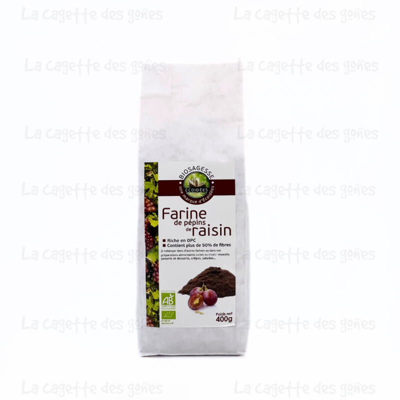 Farine de Pépins de Raisin Bio - Écoidées