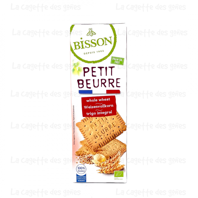 Petit Beurre au Blé Complet 100% France - Bisson