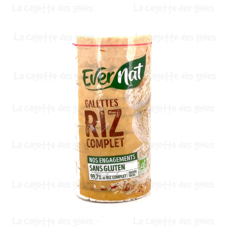 Galettes de Riz Complet - Evernat