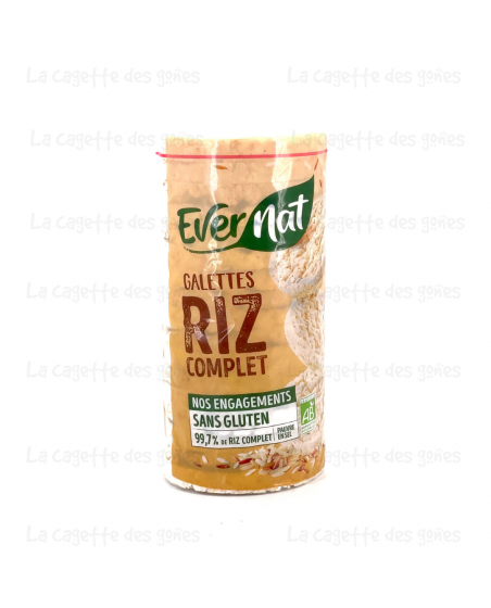 Galettes de Riz Complet - Evernat